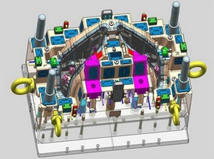 diseño de molde dibujo de molde 3d